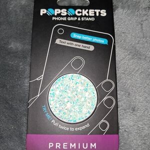 PopSocket Premium Phone Grip & Stand - Blue Glitter
